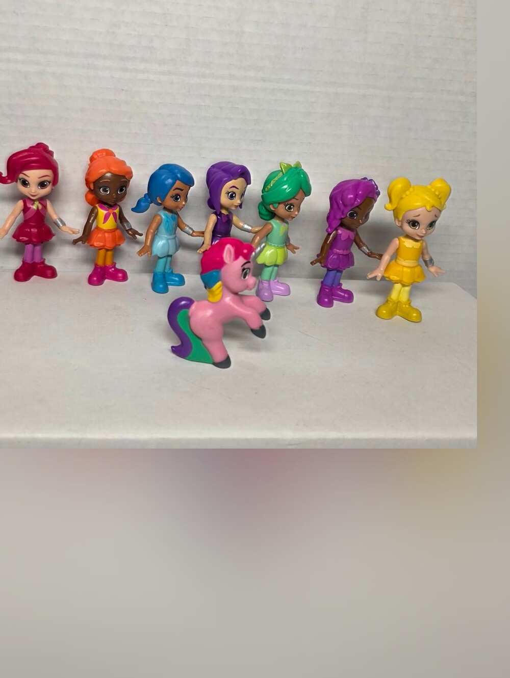 Rare Rainbow Rangers & Floof Unicorn Set Of 8 Fisher Price No Box
